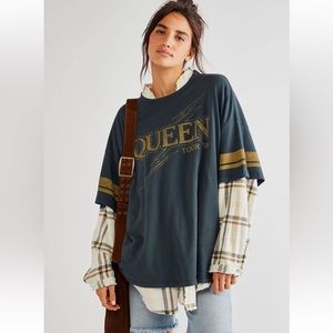 Free People Queen Tour 80 One Size Tee